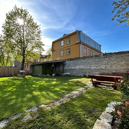Garden Next To Telliskivi & Old Town Tallinn